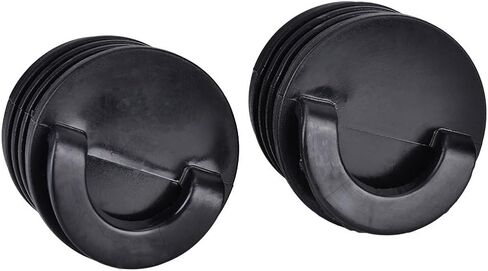 سدادات القوارب ، 4 PCS قوارب زورق قوارب قوارب القوارب Scupper سدادة سدادة استنزاف الثقوب المقابس الملحقات سود in Saudi Arabia