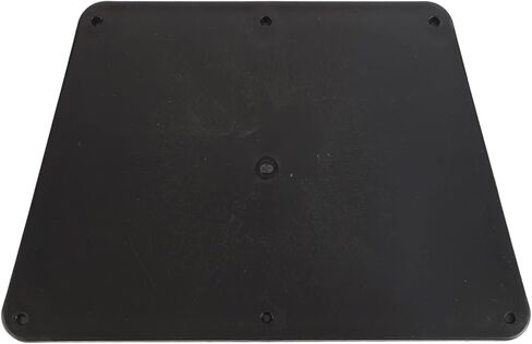 plplaaoo Transom Outboard Plate Heavy Duty Plastic Inflatable Boat Transom Pad for Kayak Canoe Fishing Boat Yacht Black 256g 26.2x19x17.2cm in Saudi Arabia