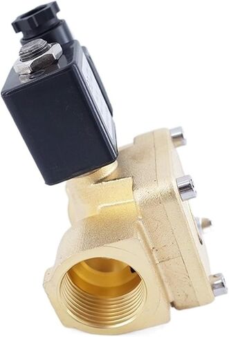 0927700 1.6Mpa Normal Close 2 Way Diaphragm Brass Electric 2 Inch DN50 Inch Water Solenoid Valve 1Pcs(Dc24v-fkm Seal) in Saudi Arabia