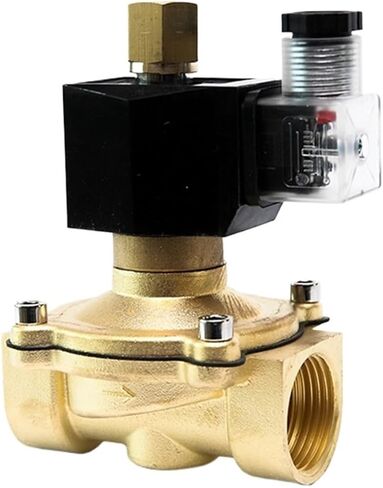 1/4 "1/2" 3/4 "1" 2 "صمام المياه الكهربائية النحاسية المفتوحة عادة 220VAC 24VDC 12VDC 24VAC 110VAC صمام الملف اللولبي المفتوح عادة (12VDC ، 1.5 بوصة) in Kuwait