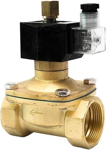 1/4 "1/2" 3/4 "1" 2 "صمام المياه الكهربائية النحاسية المفتوحة عادة 220VAC 24VDC 12VDC 24VAC 110VAC صمام الملف اللولبي المفتوح عادة (12VDC ، 1.5 بوصة) in Kuwait