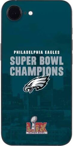 Skinit Decal Phone Skin Compatible with iPhone 16e - Officially Licensed NFL Philadelphia Eagles Retro Logo Design in Saudi Arabia