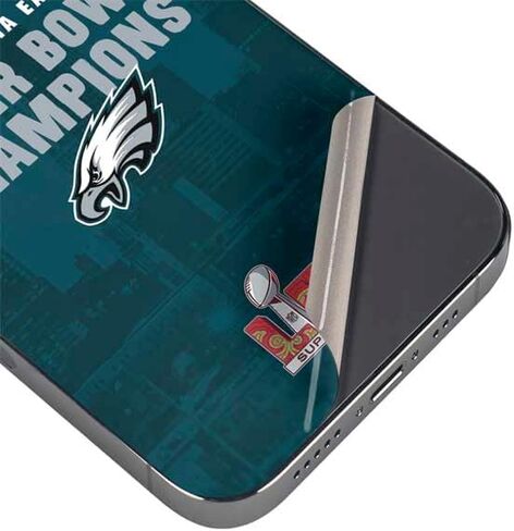 Skinit Decal Phone Skin Compatible with iPhone 16e - Officially Licensed NFL Philadelphia Eagles Retro Logo Design in Saudi Arabia