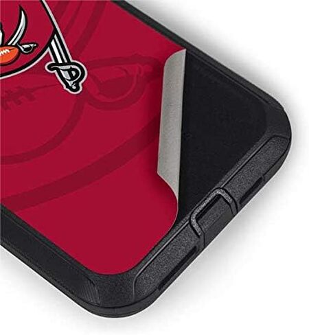 Skinit Decal Skin Compatible with OtterBox Defender iPhone 11 Case - Officially Licensed NFL Tampa Bay Buccaneers Double Vision Design in Saudi Arabia