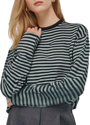 قمصان مخططة طويلة الأكمام للنساء in Kuwait