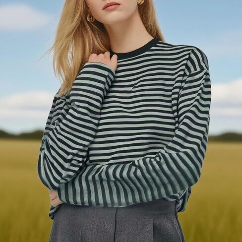 قمصان مخططة طويلة الأكمام للنساء in Kuwait