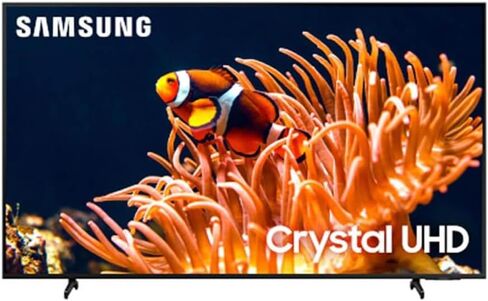 SAMSUNG 50-Inch Class 4K Crystal UHD DU8000 Series HDR Smart TV w/Object Tracking Sound Lite, Motion Xcelerator, (UN50DU8000, 2024 Model) + SAMSUNG Slim Fit TV Wall Mount, WMN-B50EB/ZA in Saudi Arabia