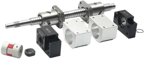 Linear Motion Ball Screw Machine Parts Ball Screw SFU1610 Left-Right Thread 12mm Ball Screw 500mm 800mm 1000mm Ball Screw 16mm Ball Screw Kit(800mm) in Saudi Arabia