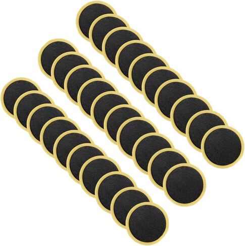 30 Pcs Bycicles Inner Tube Puncture Patches Glueless Tire Puncture Repair Patches for Motorcycle Road Mountain Bicycles Tire Puncture Patches Repair Simple Self Adhesive Bicycles Tire Repair Kits in Saudi Arabia