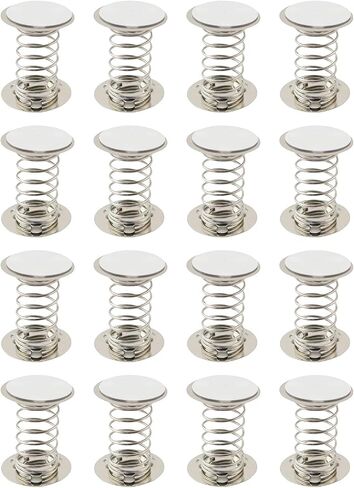 TAODAN 16PCS Double Sides with Adhesive Spring Base 2cm 304 Stainless Steel Accessories Spring Base DIY Toys Decorative Ornaments Shaking Head Supplies Production Accessories in Saudi Arabia