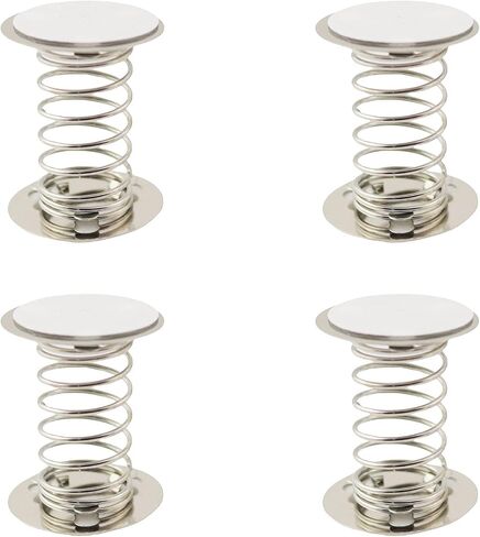 TAODAN 16PCS Double Sides with Adhesive Spring Base 2cm 304 Stainless Steel Accessories Spring Base DIY Toys Decorative Ornaments Shaking Head Supplies Production Accessories in Saudi Arabia