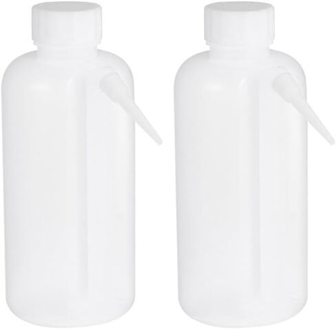 Wide Mouth Wash Bottle 2pcs Squeezable Wash Bottle Safety 500ml Tattoo Squeeze Lab Squeeze for Cleaning in Saudi Arabia