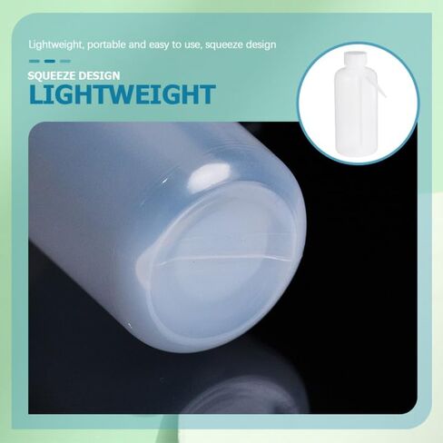 Wide Mouth Wash Bottle 2pcs Squeezable Wash Bottle Safety 500ml Tattoo Squeeze Lab Squeeze for Cleaning in Saudi Arabia
