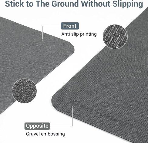 Avoalre قابلة للطي يوجا حصيرة السفر - 72 "L x 24" W × 3 مم الحصير الصالة الرياضية غير المنزلق - بيلاتيس المحمولة للنساء ممارسة اللياقة البدنية مع حقيبة حمل السفر in Kuwait