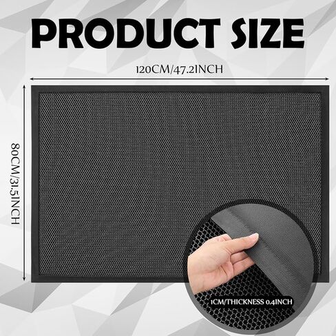 Nuanchu 10mm x 59 x 36in Extra Large and Thick Mat for Under Washer and Dryer, Waterproof Floor Pad, Laundry Machine Non-Slip Shockproof Pad for Floor Protection, Shock Absorbing, Noise Reducing in Saudi Arabia
