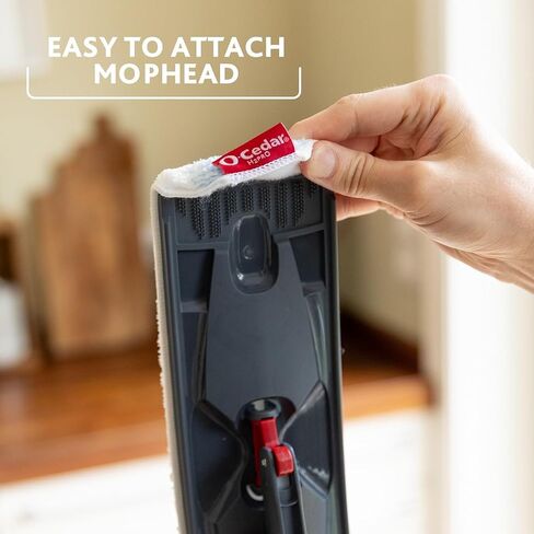 O-Cedar H2PRO MOP PADS (حزمة 6) | آلة قابلة للغسل | قابل لإعادة الاستخدام | بدائل رأس ميكروفيات ممسحة in Saudi Arabia
