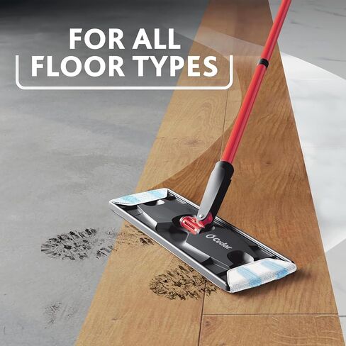 O-Cedar H2PRO MOP PADS (حزمة 6) | آلة قابلة للغسل | قابل لإعادة الاستخدام | بدائل رأس ميكروفيات ممسحة in Saudi Arabia