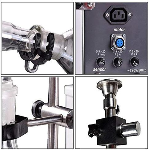 ASSICON High Performance Lab Industry Distillation Purification Rotary Evaporator w/Motor Lift, Digital Heating Bath for Laboratories Families Research Centers in Saudi Arabia