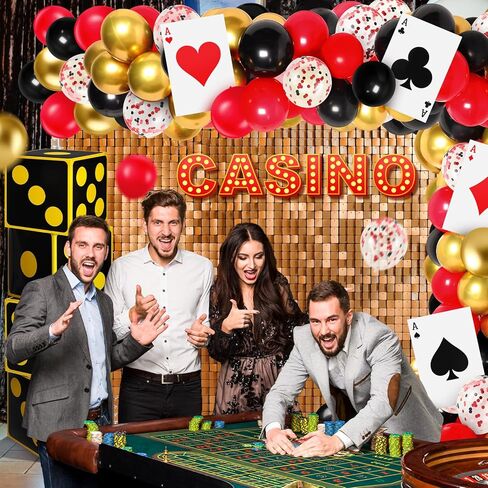 Zhanmai 144 PCS Poker Favor Boxes Casino Thief Party Decorations Jumbo Play Card in Saudi Arabia