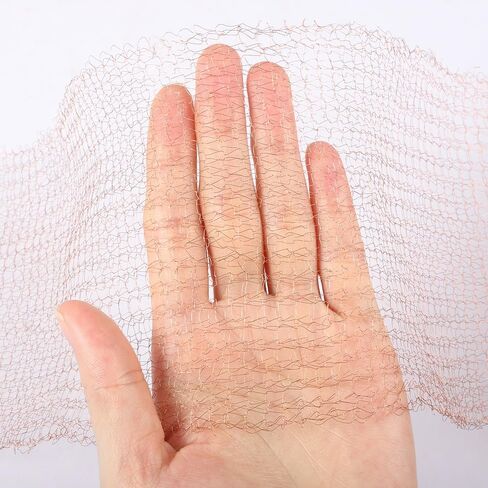 Copper Mesh 5in X 32FT, 2 Roll Copper Fill Fabric Perfect for Hole Blocking, Gap Blocker Fill, Gardening & Sealing Water Opening in Saudi Arabia