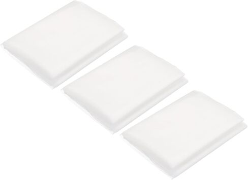 uxcell 3pcs 50 Micron Paint Nylon Mesh Filter Woven Net Sheet Filter Cloth for Paint, Home Brewing (39"x39") in Kuwait