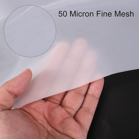 uxcell 3pcs 50 Micron Paint Nylon Mesh Filter Woven Net Sheet Filter Cloth for Paint, Home Brewing (39"x39") in Kuwait