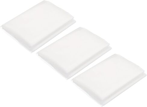uxcell 3pcs 50 Micron Paint Nylon Mesh Filter Woven Net Sheet Filter Cloth for Paint, Home Brewing (39"x39") in Kuwait