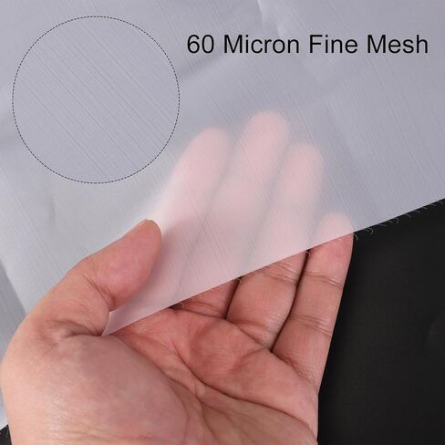 uxcell 3pcs 50 Micron Paint Nylon Mesh Filter Woven Net Sheet Filter Cloth for Paint, Home Brewing (39"x39") in Kuwait
