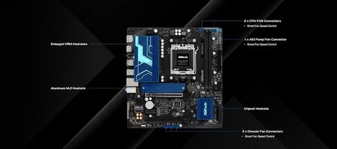 ASROCK AMD AM5 B850M-X WIFI M-ATX اللوحة الأم in Kuwait