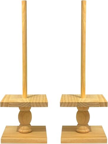 2 Pcs Donut Stand Wooden Square Doughnut Stand Bagel Stand Donut Display Tower for Dessert Table Doughnut Holders for Party Donut Display Stand for Birthday Banquet in Saudi Arabia
