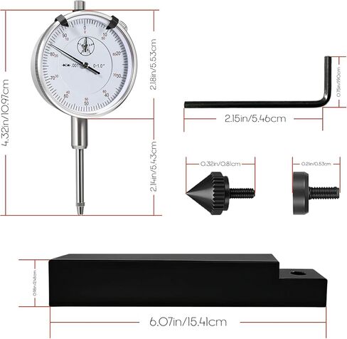 Diesel Engine Cylinder Dial Bore Gauge Set, 0-1.00" (0.001" Precision) w/Sleeve Height & Counter Bore Gauge | 0-100 Reading | Fits All Diesel Engines | Professional Measurement Kit in Saudi Arabia