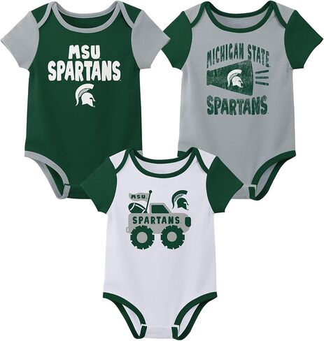 Outerstuff NCAA Teams Newborn Baby and Infant Short Sleeve Bodysuit Variety 3-Pack (0-18m) in Saudi Arabia