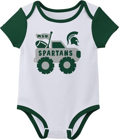 Outerstuff NCAA Teams Newborn Baby and Infant Short Sleeve Bodysuit Variety 3-Pack (0-18m) in Saudi Arabia