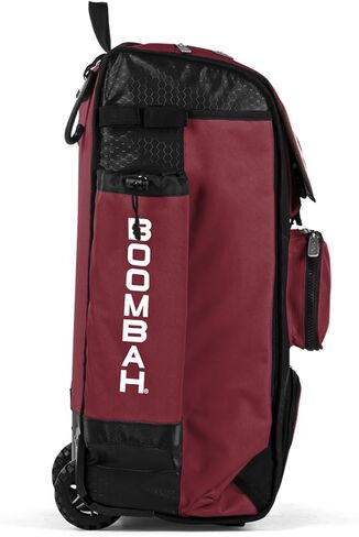 Boombah Rolling Catcher's Superpack Paseball/Softball Gear Bag - 23-1/2 "× 13-1/2" × 9-1/2 " - ألوان متعددة - مقبض تلسكوبي ويحمل 4 مضارب - نسخة ذات عجلات in Saudi Arabia