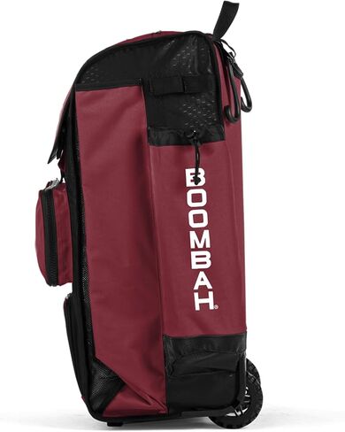 Boombah Rolling Catcher's Superpack Paseball/Softball Gear Bag - 23-1/2 "× 13-1/2" × 9-1/2 " - ألوان متعددة - مقبض تلسكوبي ويحمل 4 مضارب - نسخة ذات عجلات in Saudi Arabia