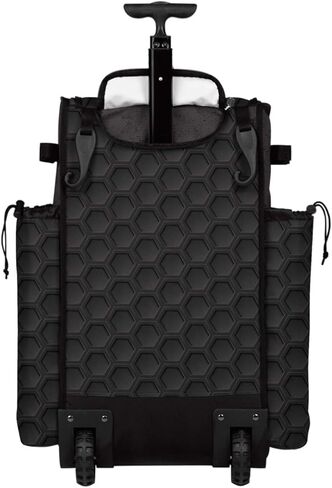 Boombah Rolling Superpack 2.0 3DHC Baseball/Softball Gear Bag - 23-1/2 "X 13-1/2" × 9-1/2 " - ألوان متعددة - مقبض تلسكوبي ويحمل 4 مضارب - نسخة بعجلات in Saudi Arabia