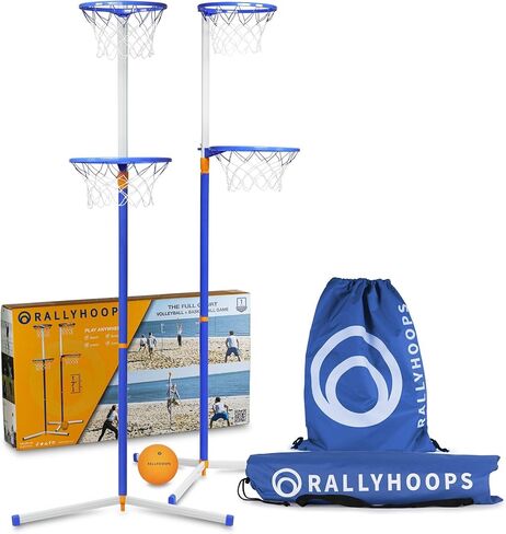 7 FT - World’s First Sports Game to Mash Volleyball & Basketball - Setup in Seconds - Quick & Easy to Learn Full Court Volleyball & Basketball Game - Fun to Play - for All Ages in Saudi Arabia