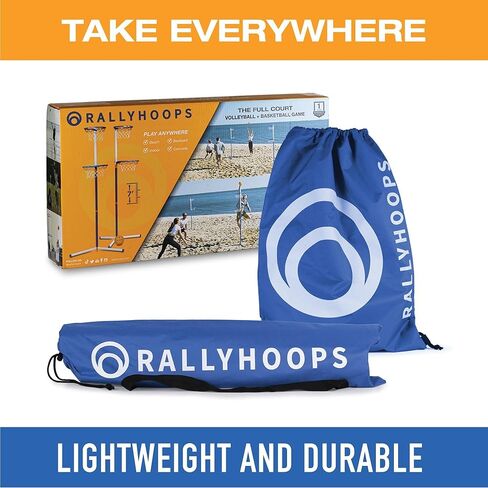 7 FT - World’s First Sports Game to Mash Volleyball & Basketball - Setup in Seconds - Quick & Easy to Learn Full Court Volleyball & Basketball Game - Fun to Play - for All Ages in Saudi Arabia