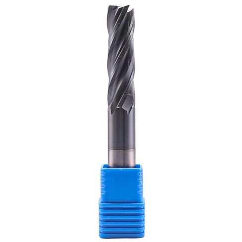 طاحونة طويلة كربريد صلبة عالية الأداء - مطلية المغلفة ، الحلزون المتغير ، 4 الفلوت ، قطر القطع 5/8 "، 5/8" قطر ساق ، 2-1/4 "طول القطع ، 5" الطول الكلي ، نهاية مربعة in Kuwait