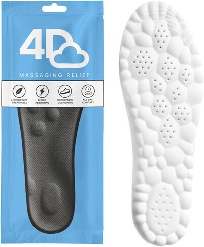 4D Cloud Asels for Men - Memory Foam Steppers Soques Soeds Soips - Trim - in Kuwait