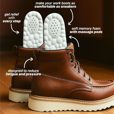 4D Cloud Asels for Men - Memory Foam Steppers Soques Soeds Soips - Trim - in Kuwait