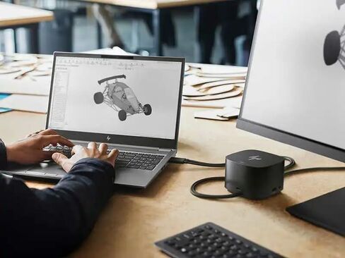 HP USB-C Essential Dock G5 (8 في 1 محول لأجهزة الكمبيوتر المحمولة USB-C وأجهزة الكمبيوتر المحمولة التي تدعم Thunderbolt ، وأجهزة الكمبيوتر المحمولة وأجهزة الكمبيوتر-كابل واحد للشحن أو الشبكات أو نقل البيانات) ، والأسود in Kuwait