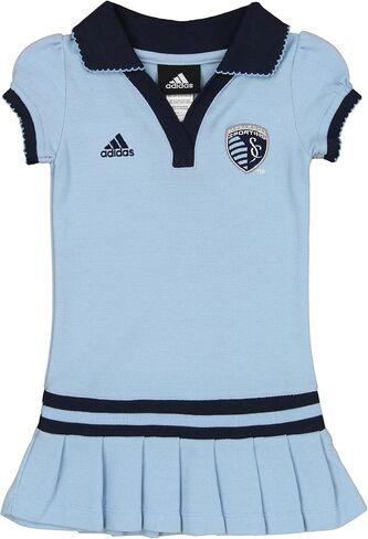 Outerstuff MLS Toddlers Girls Primary Logo Polo Dress (2T-4T) in Saudi Arabia