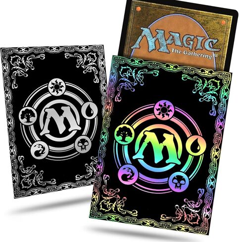 60CT MTG Card Sleeves, Textured Back Art Sleeve, MTG Sleeves Matte Back Finish, 66x92mm Card Sleeve for Baseball Cards,Trading Cards,Game Cards in Kuwait
