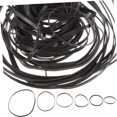 Safigle 250pcs مسجل استبدال حزام المطاط لوسماغ كاسيت امتصاص التصميم المسطح لإصلاح معدات وأجهزة الصوت in Saudi Arabia