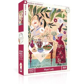 شركة New York Puzzle Company - Adelina Lirius Vintage Shop - 1000 قطعة Jigsaw Puzzle لعائلة ليالي لعبة العائلة من Adelina Lirius in Saudi Arabia