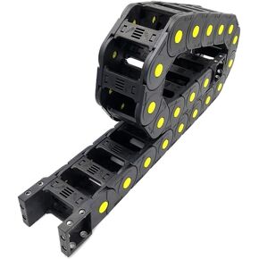 Transmission Chain of Power 1 Meter 30x57mm Bridge Type Cable Chain Wire Drag Carrier Transmission Towline for CNC Engraving Machine Trailer Transmission Chain of Power(R75) in Kuwait