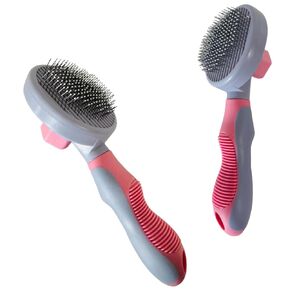 Dog & Cat Brush - Pet Grooming & Shedding Tool for Long & Short Hair - Deshedding Comb for Loose Fur - Professional Hair Remover for Pets (Blue) in Saudi Arabia