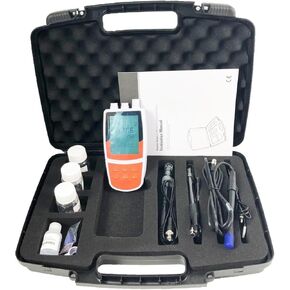 multiparameter جودة المياه العداد ph orp أيون التركيز الموصلية tds tds مقاومة الملوحة الأوكسجين المذاب 8 أوضاع اختبار أوضاع in Kuwait