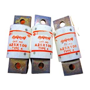 3PCS AMP Fuse 250 VAC or Less A25X100 in Saudi Arabia